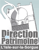 Direction du Patrimoine L'Isle-sur-la-Sorgue