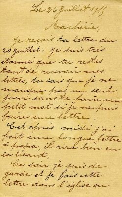 Fonds Theophile Vachet 1915